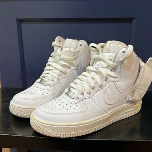 Nike Kids White High-Top Sneakers